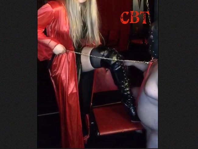 Cbt + Stiefel sauber lecken!