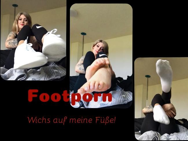 Footporn! Wichs auf meine Füße!!