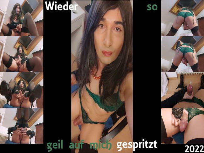 Wieder so geil auf mich gespritzt 1