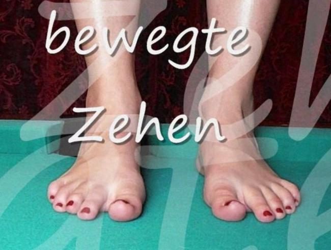 bewegte Zehen