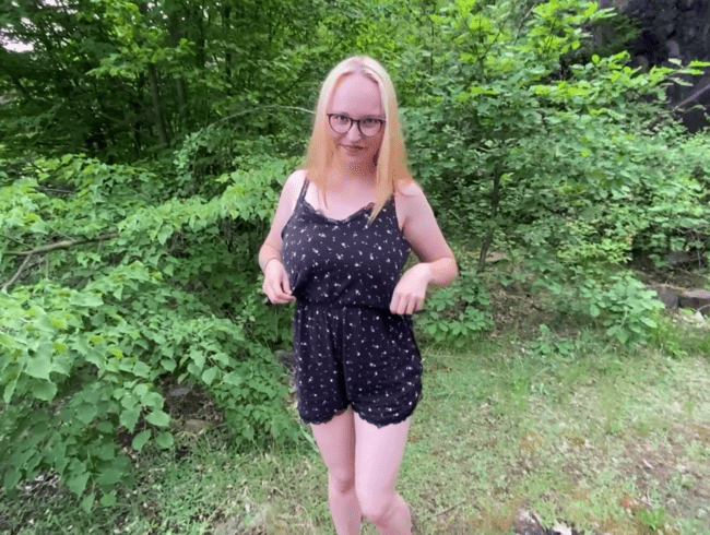 Gib mir dein SPERMA! OUTDOOR Blowjob am See!