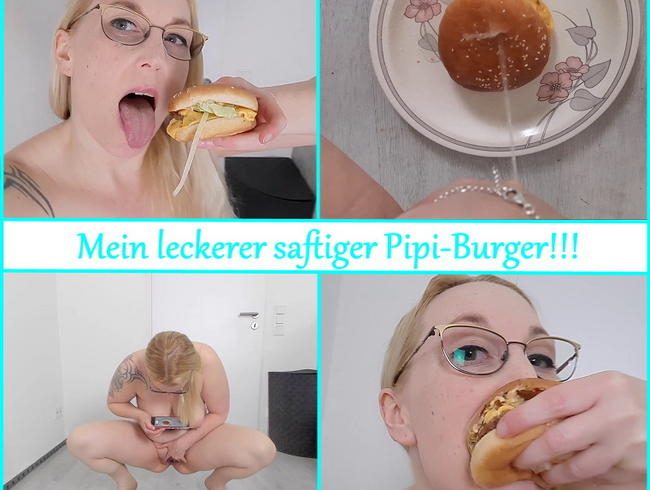 Mein leckerer saftiger Pipi-Burger!!!