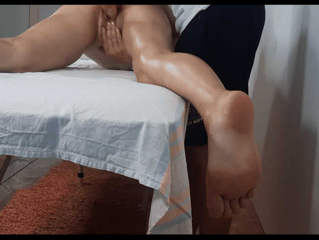 Creampie-Fisting in einer echten Massagesitzung