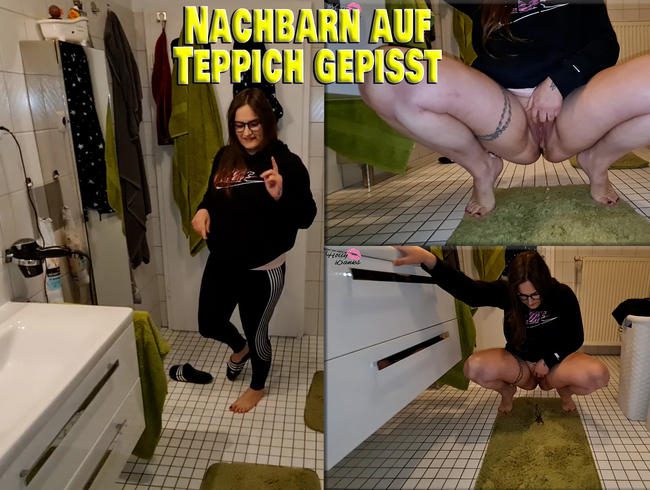 Nachbarn auf Teppich gepisst