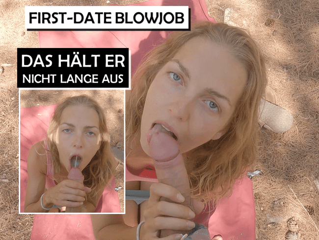 Tinder-Date Blowjob - das hält er nicht lange aus! Outdoor