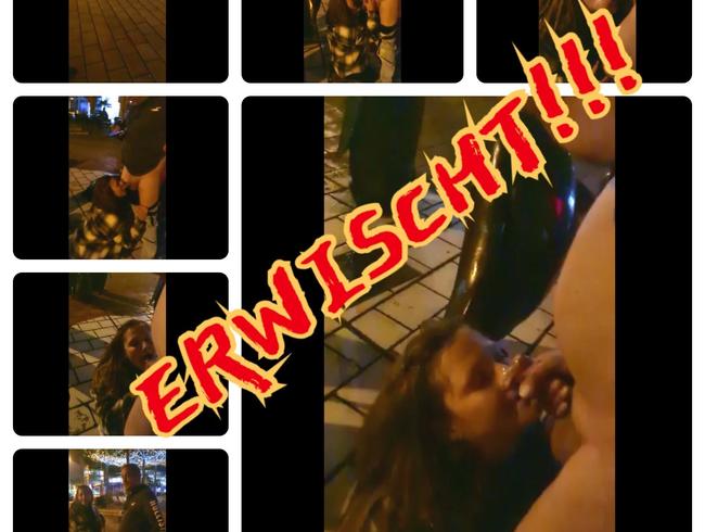 Erwischt! Von Fans zum Public Blowjob überredet