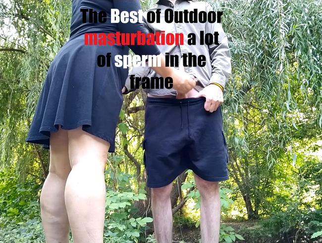 Das Beste aus Outdoor Masturbation viel Sperma im Rahmen