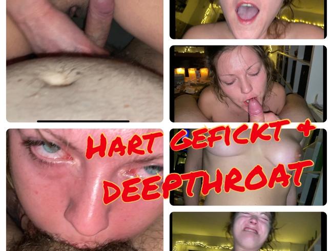 Deepthroat & extrem harter Fick