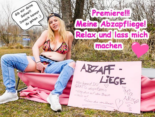 Premiere! Die Abzapf-Liege! Mein mobiles Gloryhole für den Badesee!