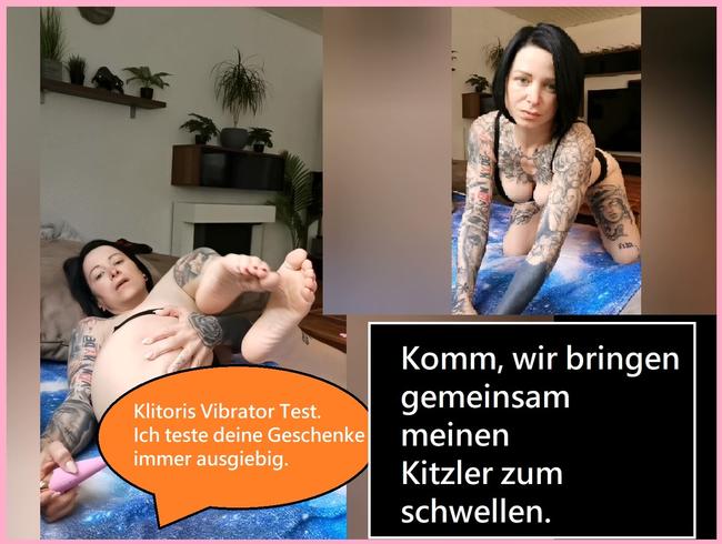 Klitoris Vibrator Test. Ich teste dein Geschenk ausgiebig. Ob es mir wohl gefällt ?