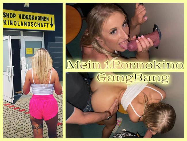 KRASS! Ich hab es getan! Mein 1.PornokinoGangbang