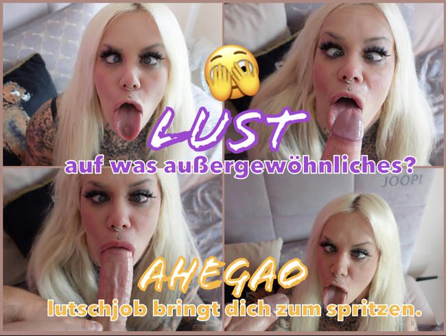 LUST auf was außergewöhnliches? AHEGAO lutschjob bringt dich zum spritzen.