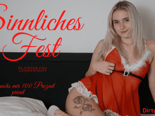 Sinnliches Fest, 100 Prozent privates selber machen