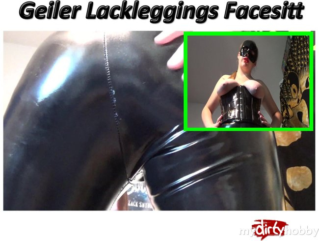 Geiler Lackleggings Facesitt