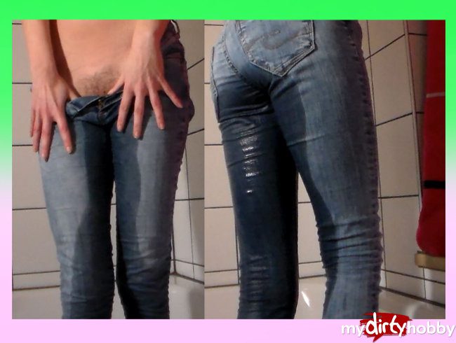 Jeans geflutet