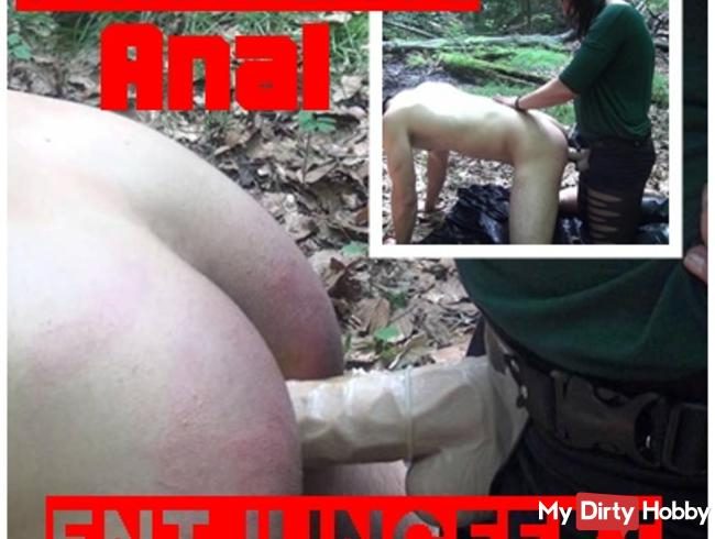 Jungsklave Anal im Wald entjungfert