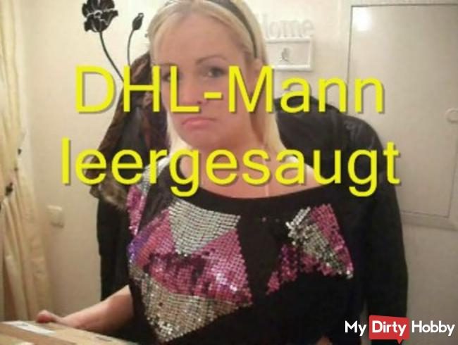 DHL-Mann leergesaugt