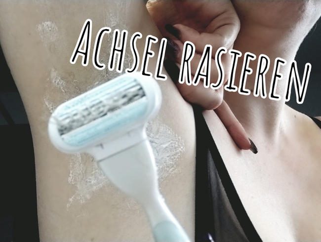 Achsel rasieren