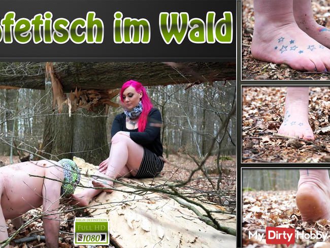 Fußfetisch im Wald