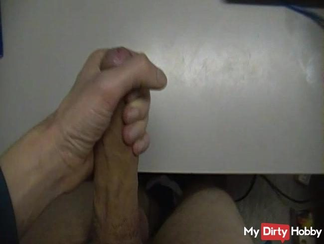 cumshot of my young big cock