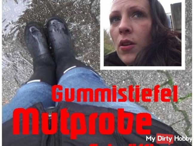 Gummistiefel Mutprobe Schnüffler