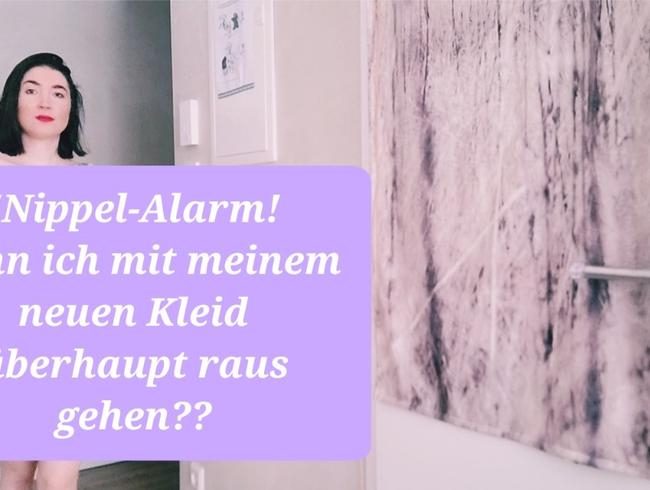 Nippel-Alarm bei neuem Kleid