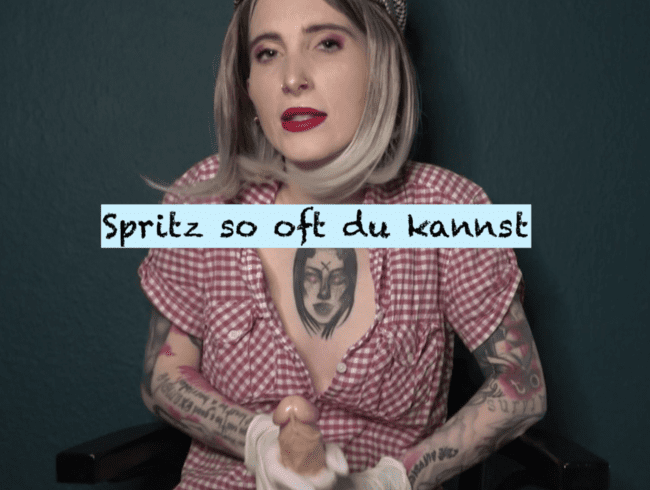 JOI, Spritz bis dein Schwanz leer ist!