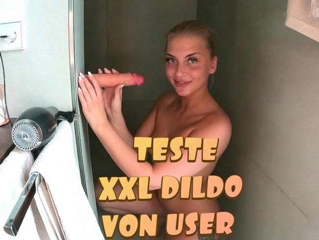 BLASEN - FICKEN - ORGASMUS!!! XXL DILDO IN DER DUSCHE!!!