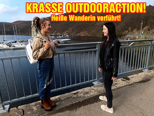 KRASSE OUTDOORACTION! Heiße Wanderin verführt!